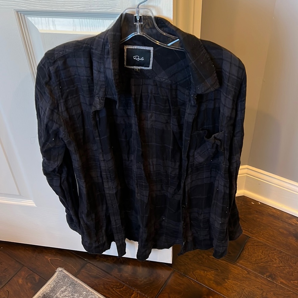 Ladies Rails Flannel Button Down shirt